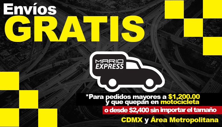¡Entregas rápidas y económicas por MarioExpress!